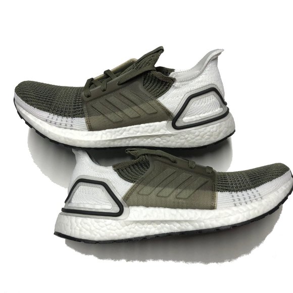 adidas Ultraboost 19 Raw Khaki / Black Mens Shoes - Picture 2 of 6